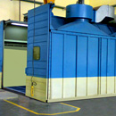 Down Draft paint booth